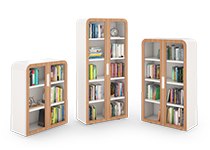 ویترین-تمام-درب-شیشه-ای-با-دو-درب-برلیانت-تیپ-6280-41 -  - https://mohitara.com