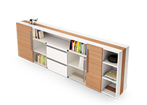 کتابخانه-و-ویترین-کوتاه-ویژه-اتاق-مدیر-عامل-لگانو-تیپ-6044-41 -  - https://mohitara.com